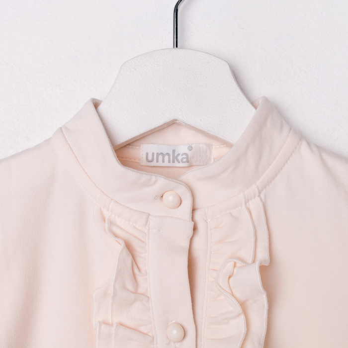 Блузка для девочки, рост 146 см, цвет экрю