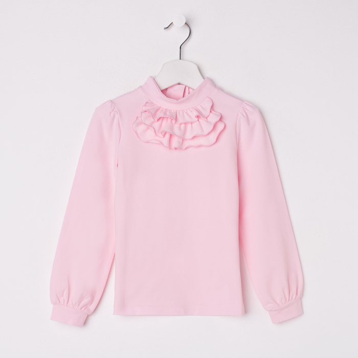 Блузка для девочки, рост 116 см, цвет розовый