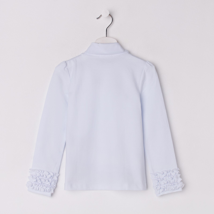 Водолазка для девочки, рост 152 см, цвет белый