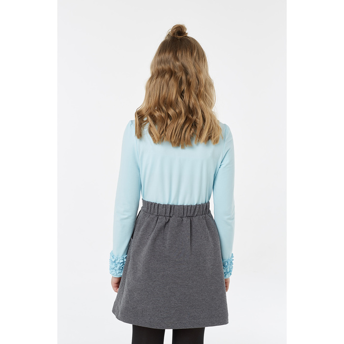 Водолазка для девочки, рост 152 см, цвет голубой