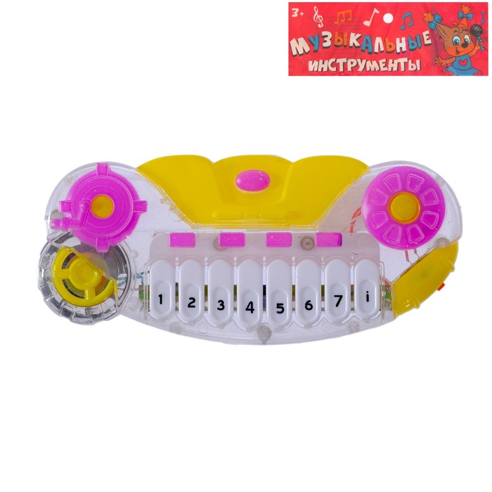 Музыкальная игрушка пианино «Музыкальный взрыв», звуковые эффекты, МИКС
