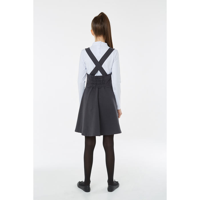 Юбка для девочки, рост 158 см, цвет серый