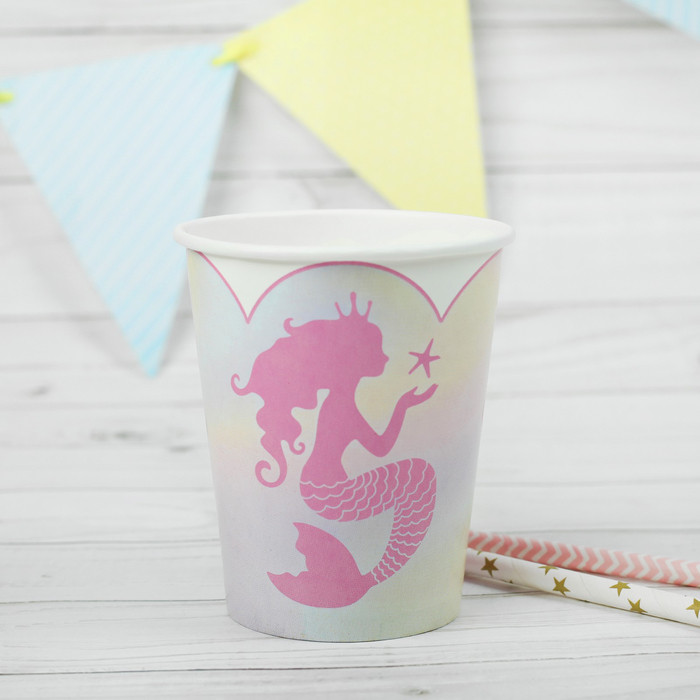 Стакан бумажный "Русалка", 250 мл