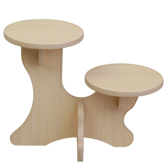 Полка Мари 500х420х400 Дуб выбеленный