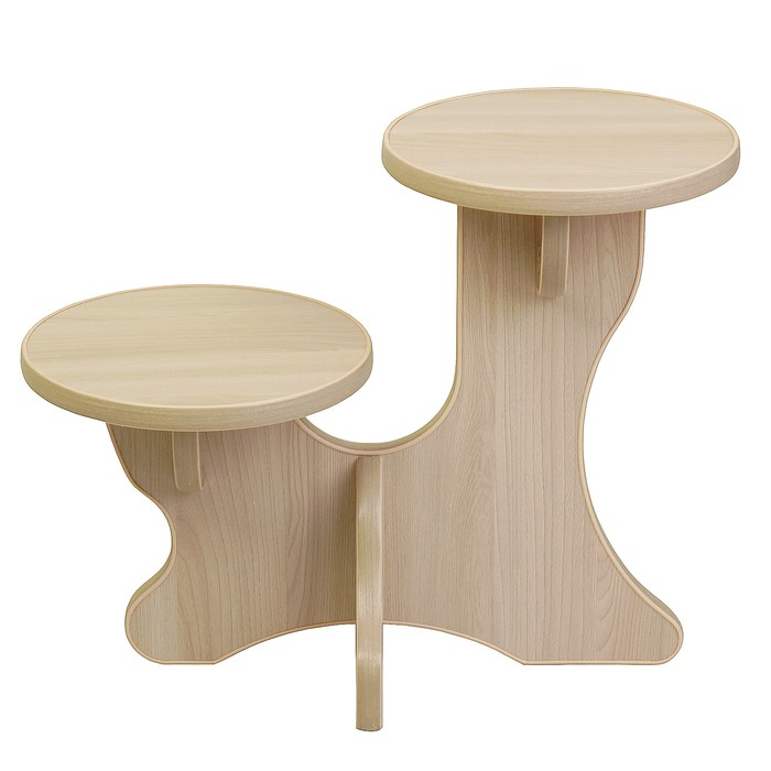 Полка Мари 500х420х400 Ясень шимо светлый