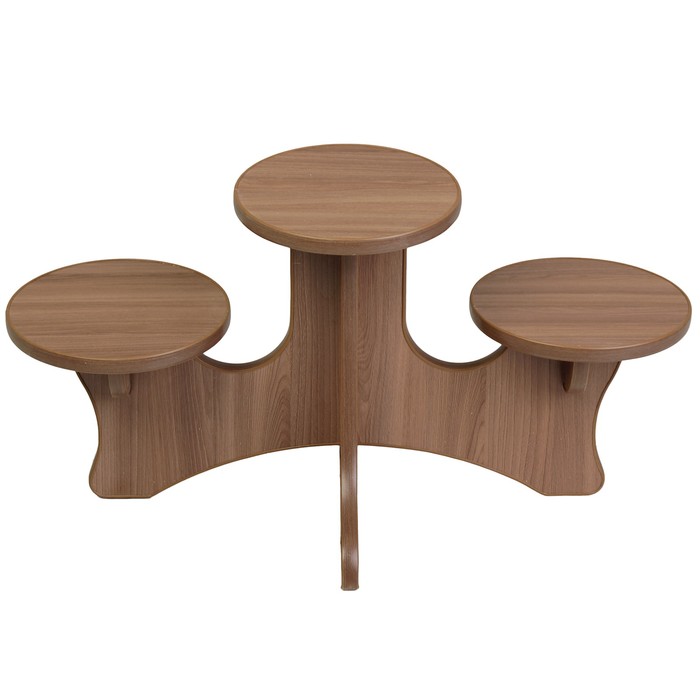 Полка для цветов Марио 770х420х410 Ясень шимо тёмный