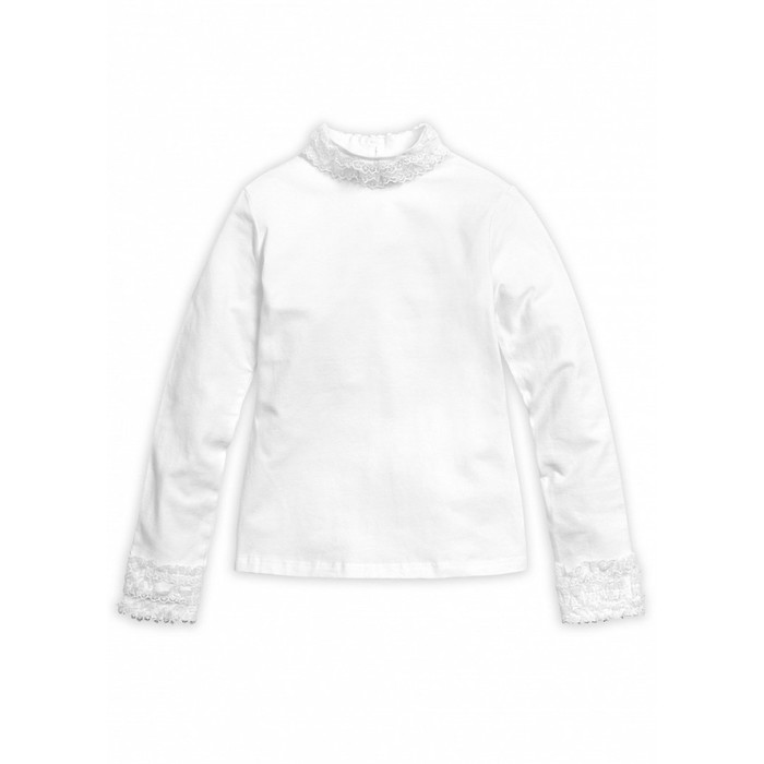 Джемпер для девочки, рост 164 см, цвет белый