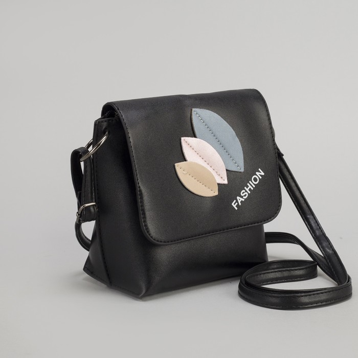 Сумка женская, отдел на молнии, цвет чёрный