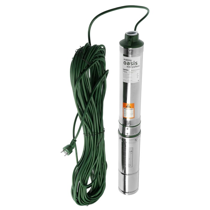 Насос скважинный Oasis SNI 85/70, центробежный, 750 Вт, напор 70 м, 85 л/мин, кабель 30 м