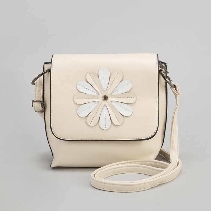 Сумка женская, отдел на молнии, цвет бежевый