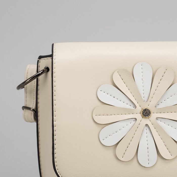 Сумка женская, отдел на молнии, цвет бежевый