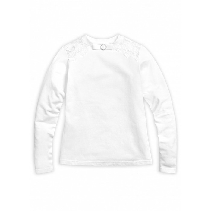 Джемпер для девочки, рост 116 см, цвет белый