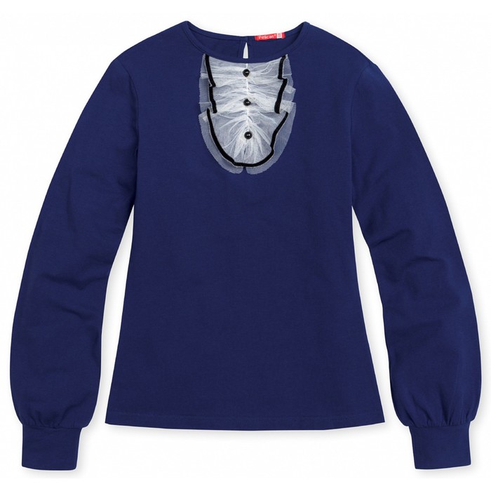 Джемпер для девочки, рост 164 см, цвет синий