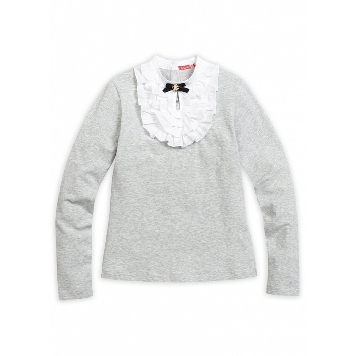 Джемпер для девочки, рост 122 см, цвет серый