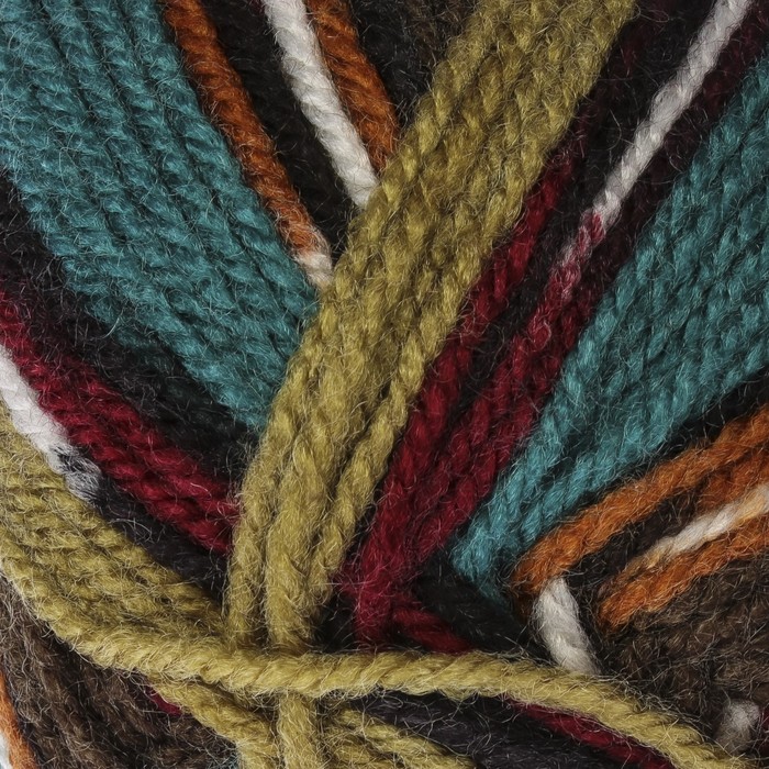 Пряжа "Vizon Anatolia" 100% акрил 210м/100г (80736 принт)