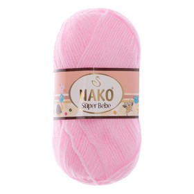 

Пряжа "Super bebe" 100% премиум акрил 180м/50гр (23069 сахарная вата)
