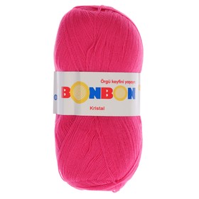 

Пряжа "Bonbon Kristal" 100% акрил 475м/100гр (98319 яр. розовый)