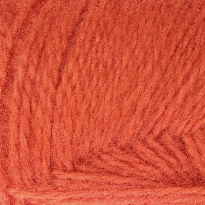 Пряжа "Воздушная" 25%меринос. шерсть, 25%шерсть, 50%акрил 370м/100гр (068 апельсин)