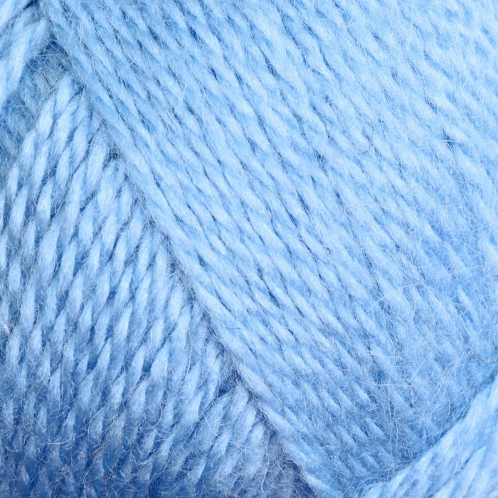 Пряжа "Воздушная" 25%меринос. шерсть, 25%шерсть, 50%акрил 370м/100гр (015 голубой)
