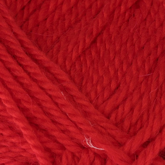 Пряжа "Дворянская" 40% шерсть, 60% акрил 160м/100гр (223 алый)