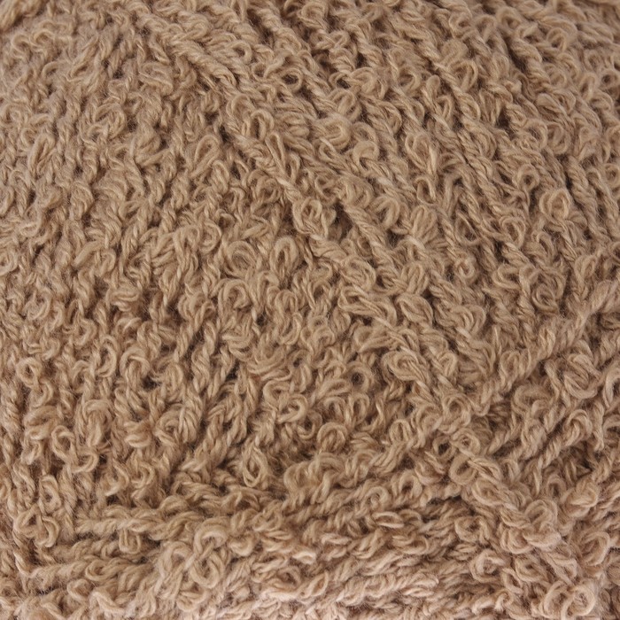 Пряжа "Творческая" 100% хлопок 270м/100гр (077 т. бежев.)