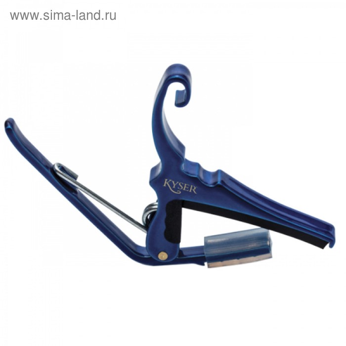 каподастр kyser kg6u blue Каподастр KYSER KG6U для акустической гитары, цвет синий