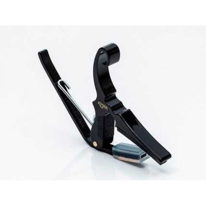 Каподастр KYSER KGDB для акустической гитары. Для строя Drop D, цвет черный