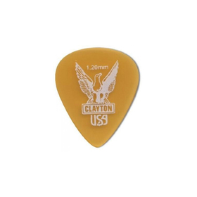

Набор медиаторов CLAYTON US120/12 - 1.20 mm ULTEM gold стандартные (12шт.) (золотистые)