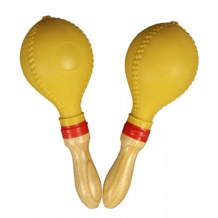 Маракасы FLIGHT FMP-255Y - В комплекте: - 1 пара Размер: 25,5х9см