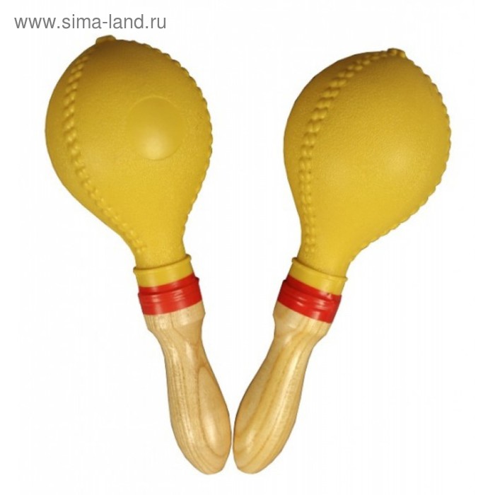 

Маракасы FLIGHT FMP-255Y - В комплекте: - 1 пара Размер: 25,5х9см