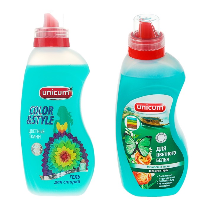 Гель для стирки Unicum цветного и линяющего белья, 750 мл
