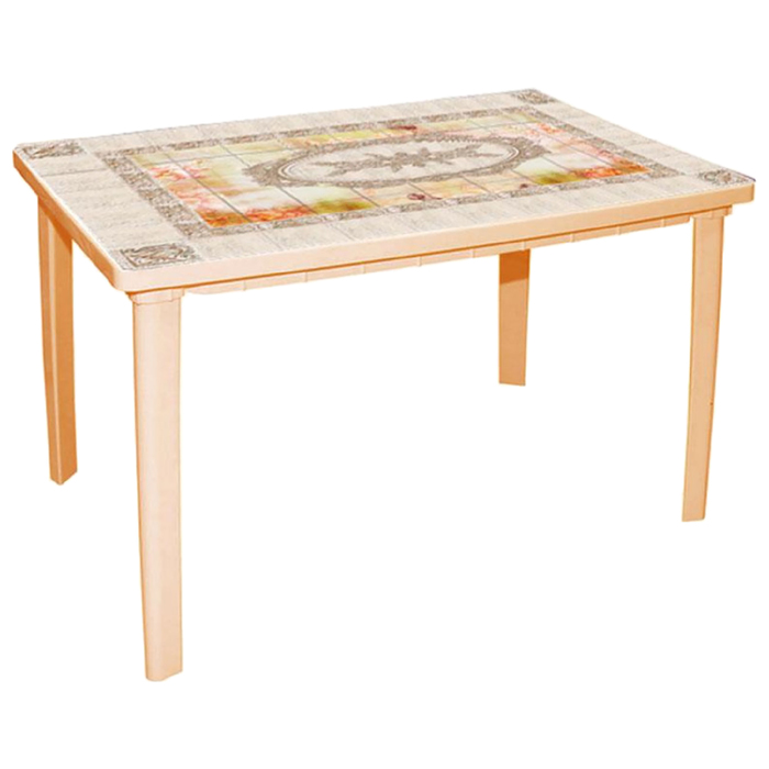 Стол "Верона" прямоугольный размер 1200х850х750, цвет бежевый