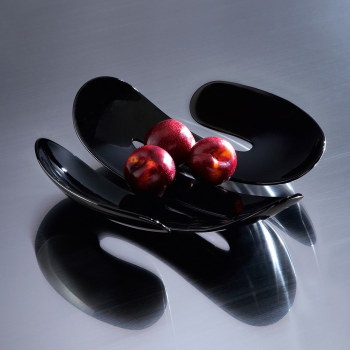 Блюдо для фруктов EVE, чёрное