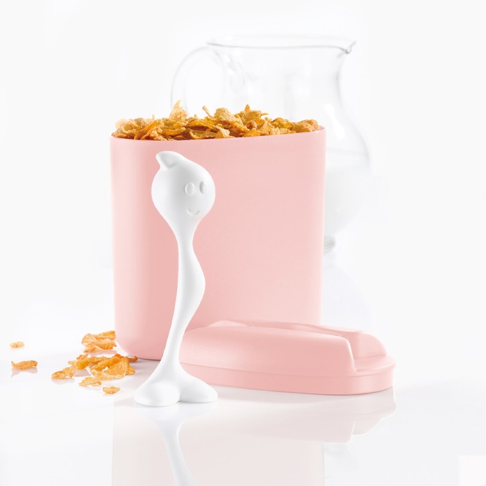 Контейнер для хранения продуктов с ложкой HOT STUFF L, синий, 1,5 л