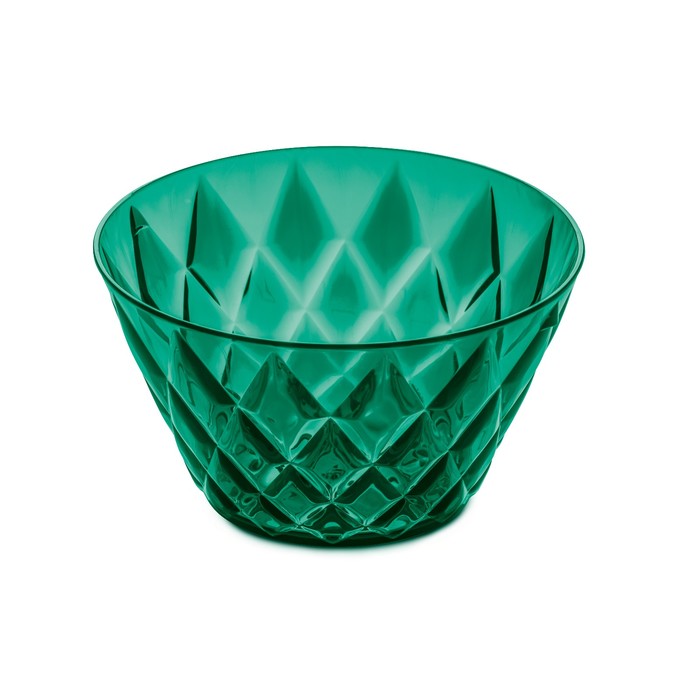 Миска для салата CRYSTAL S, 500 мл, зелёная