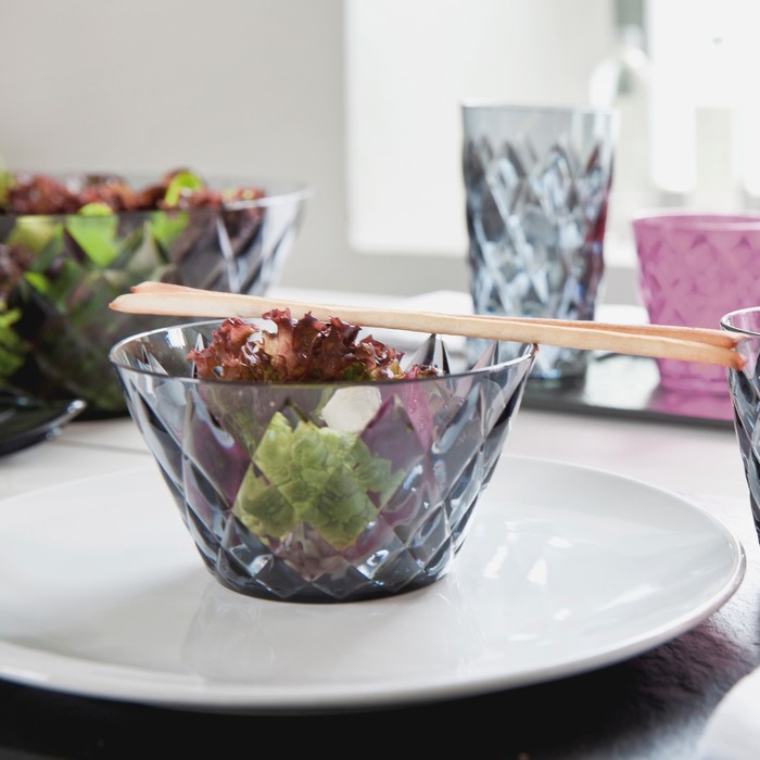 Миска для салата CRYSTAL S, 500 мл, зелёная