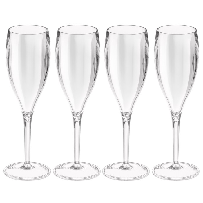 Набор бокалов для шампанского Superglas CHEERS NO. 1, 100 мл, 4 шт, прозрачный