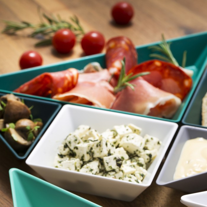 Набор ёмкостей TANGRAM 3, бело-зелёный