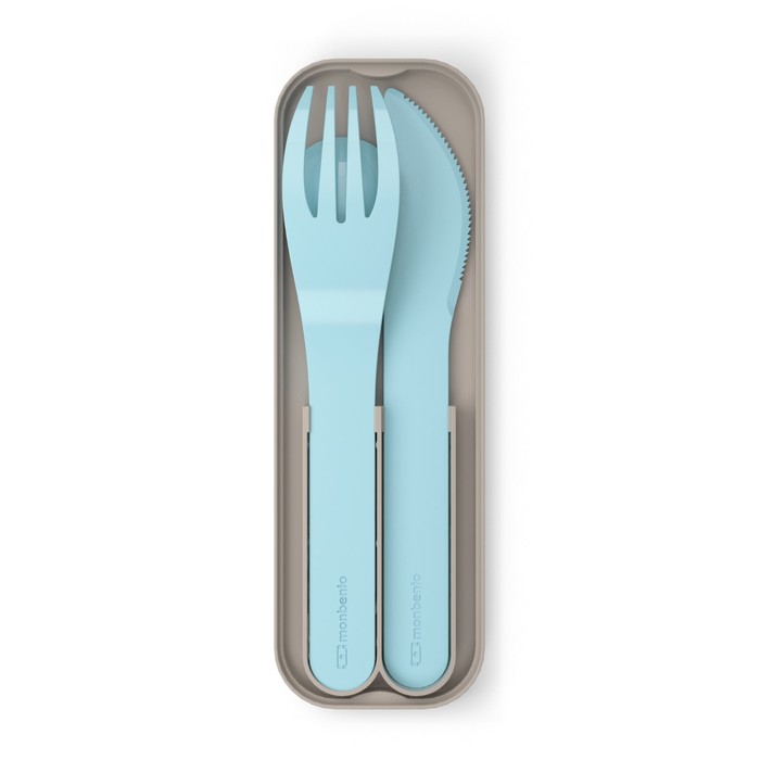 Набор из 3 столовых приборов в футляре MB Pocket, color iceberg