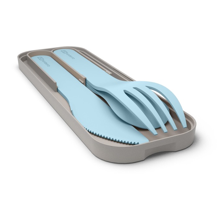 Набор из 3 столовых приборов в футляре MB Pocket, color iceberg