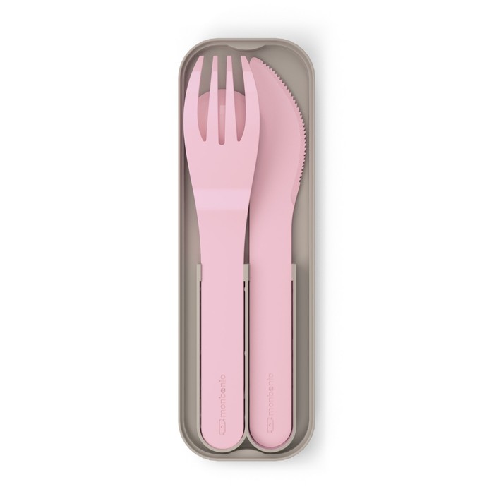 Набор из 3 столовых приборов в футляре MB Pocket, color litchi