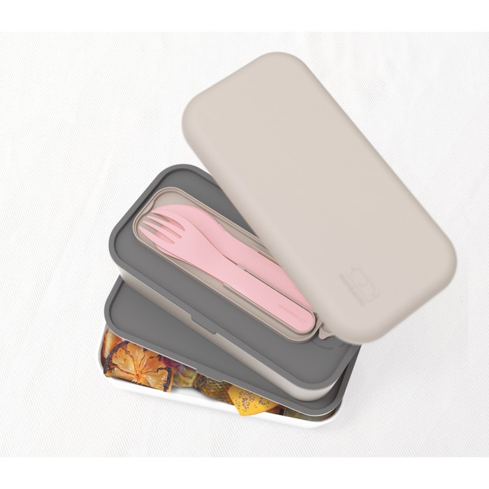 Набор из 3 столовых приборов в футляре MB Pocket, color litchi