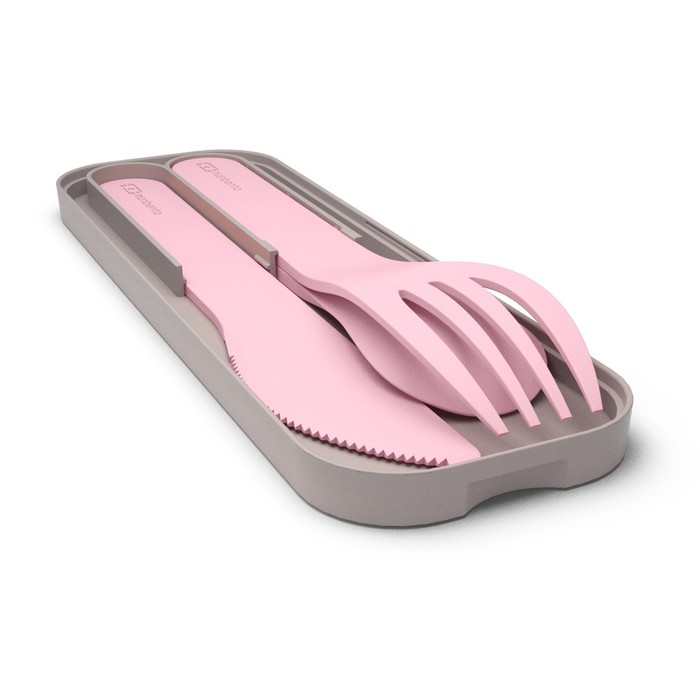 Набор из 3 столовых приборов в футляре MB Pocket, color litchi