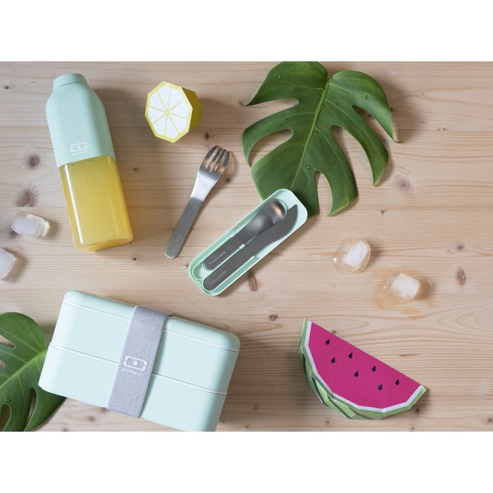 Набор из 3 столовых приборов в футляре MB Pocket, matcha