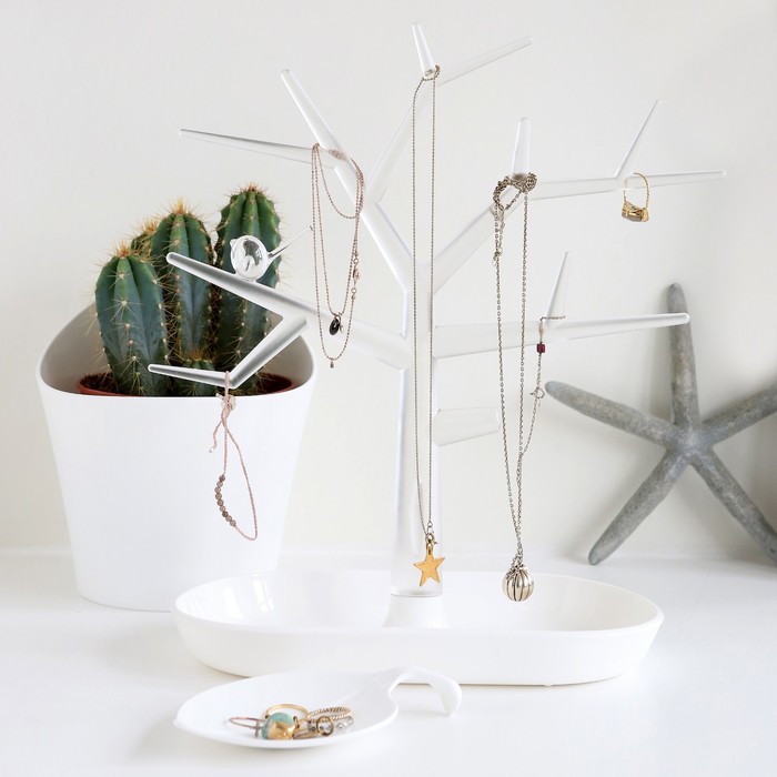 Набор подставок LEAF-ON, 4шт, серо-синий