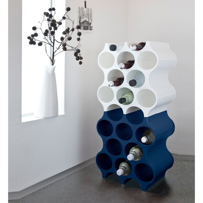 Подставка для бутылок SET-UP, синяя