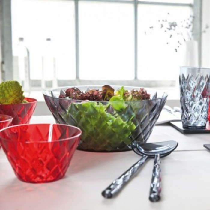 Салатник CRYSTAL L, серый