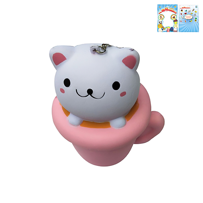 Игрушка-антистресс "Мммняшка. Кошка в чашке"