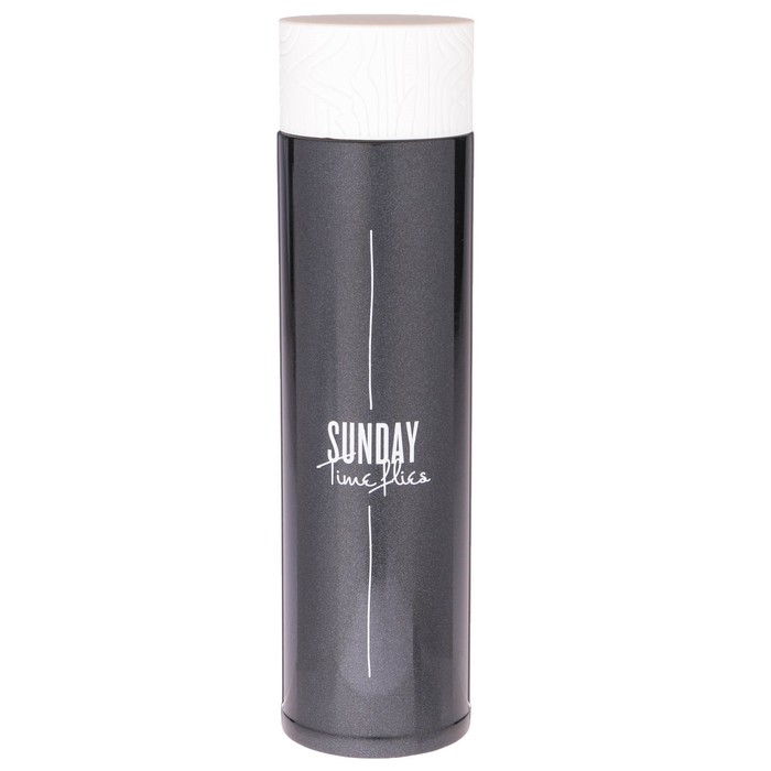 Термос 330 мл Sunday, 304 нерж сталь, держит тепло 8 ч, микс, 5.5х21.5 см