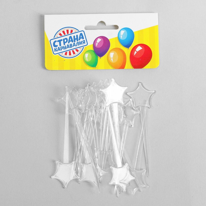 Палочки для коктейля "Звезда", набор 24 шт